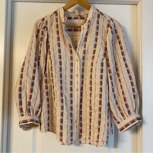 Anthropologie Button Up Blouse